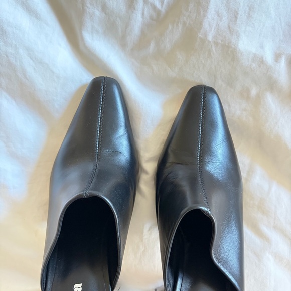 Cult Gaia // Tassie Mule Black Heels with Tassels - Picture 5 of 7